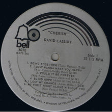 Load image into Gallery viewer, David Cassidy : Cherish (LP, Album)
