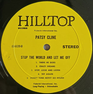 Patsy Cline : Stop The World & Let Me Off (LP, Comp)