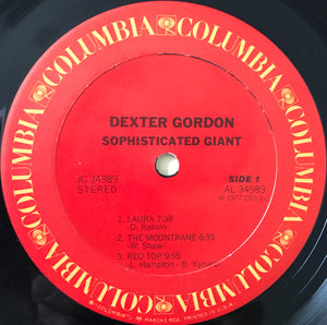 Dexter Gordon : Sophisticated Giant (LP, Album, Ter)