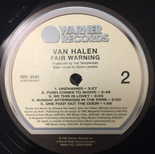 Load image into Gallery viewer, Van Halen : Fair Warning (LP, Album, RE, RM, 180)
