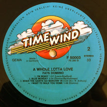 Load image into Gallery viewer, Fats Domino : A Whole Lotta Love (LP, Album)
