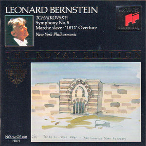 Leonard Bernstein, Tchaikovsky*, New York Philharmonic : Tchaikovsky: Symphony No. 5 / Slavonic March / "1812" Overture (CD, Comp, Ltd, RM, SBM)