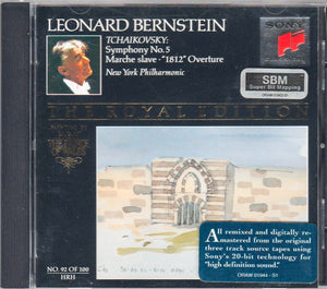 Leonard Bernstein, Tchaikovsky*, New York Philharmonic : Tchaikovsky: Symphony No. 5 / Slavonic March / "1812" Overture (CD, Comp, Ltd, RM, SBM)