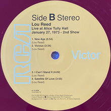 Load image into Gallery viewer, Lou Reed : Live At Alice Tully Hall (January 27, 1973 - 2nd Show) (2xLP, Album, RSD, Ltd, Bur)
