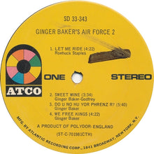 Load image into Gallery viewer, Ginger Baker's Air Force : Air Force 2 (LP, Album, Gat)
