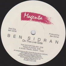 Charger l'image dans la galerie, Ben Sidran : On The Live Side (LP, Album)
