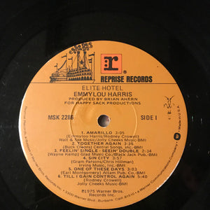 Emmylou Harris : Elite Hotel (LP, Album, RE)