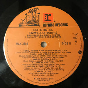 Emmylou Harris : Elite Hotel (LP, Album, RE)