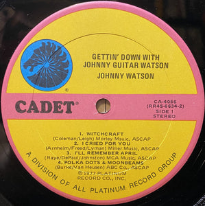 Johnny Guitar Watson : Gettin' Down With (LP, Album, RE, Kee)