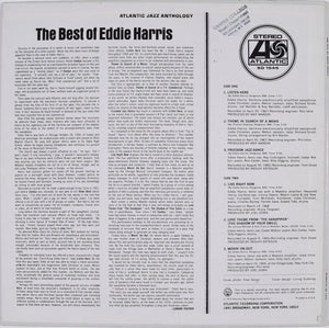 Eddie Harris : The Best Of Eddie Harris (LP, Comp, RP, Spe)