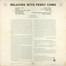 Load image into Gallery viewer, Perry Como : Relaxing With Perry Como (LP, Album, Mono)
