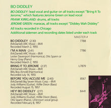 Load image into Gallery viewer, Bo Diddley : Bo Diddley / Go Bo Diddley (CD, Comp, RE, UNI)

