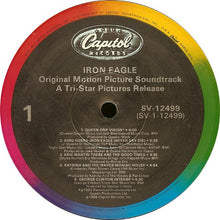 Load image into Gallery viewer, Various : Iron Eagle (Original Motion Picture Soundtrack) (LP, Album, Comp)
