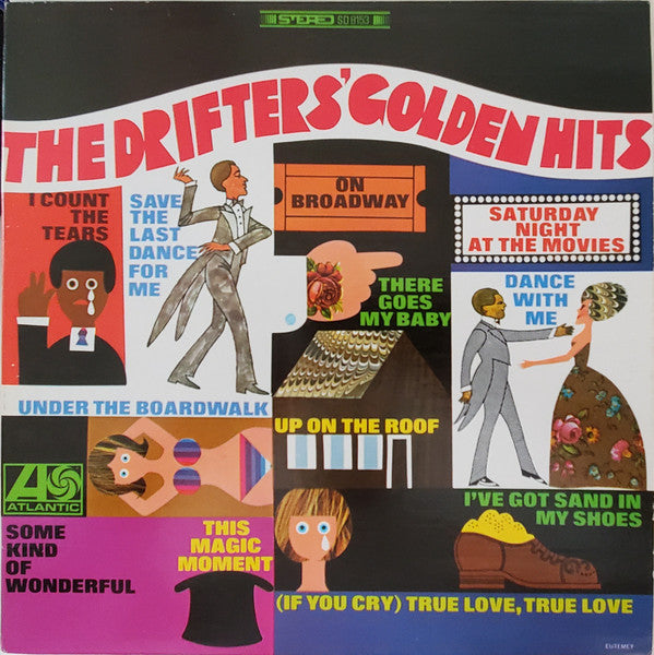 The Drifters : The Drifters' Golden Hits (LP, Comp, SP-)