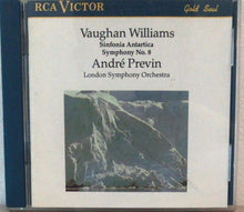 Load image into Gallery viewer, Vaughan Williams*, André Previn, London Symphony Orchestra : Sinfonia Antartica / Symphony No. 8 (CD, Comp)
