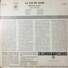 Laden Sie das Bild in den Galerie-Viewer, Édith Piaf* : La Vie En Rose / Édith Piaf Sings In English (LP, Album, Mono)
