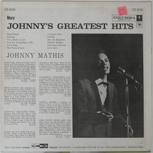 Johnny Mathis : More Johnny's Greatest Hits (LP, Comp)