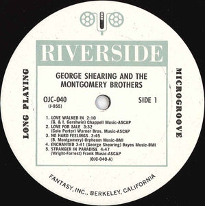 George Shearing And The Montgomery Brothers : George Shearing And The Montgomery Brothers (LP, Album, RE)