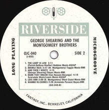 Charger l&#39;image dans la galerie, George Shearing And The Montgomery Brothers : George Shearing And The Montgomery Brothers (LP, Album, RE)
