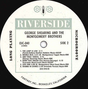 George Shearing And The Montgomery Brothers : George Shearing And The Montgomery Brothers (LP, Album, RE)