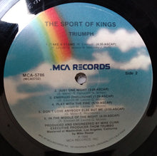 Load image into Gallery viewer, Triumph (2) : The Sport Of Kings (LP, Album, Pin)
