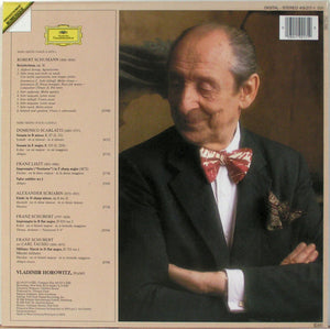 Vladimir Horowitz : The Studio Recordings - New York 1985: Liszt · Scarlatti · Schubert · Schumann · Scriabin (LP, Album)