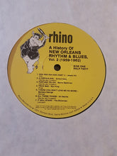 Load image into Gallery viewer, Various : A History Of New Orleans Rhythm &amp; Blues Volume 2 (1959-1962) (LP, Comp)
