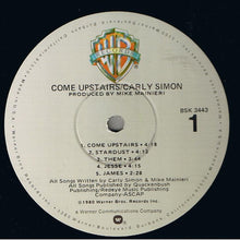 Charger l'image dans la galerie, Carly Simon : Come Upstairs (LP, Album, Jac)
