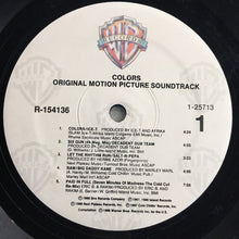 Load image into Gallery viewer, Various : Colors (Original Motion Picture Soundtrack) (LP, Album, Comp, Club)
