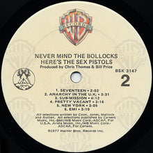 Laden Sie das Bild in den Galerie-Viewer, Sex Pistols : Never Mind The Bollocks Here's The Sex Pistols (LP, Album, RE)
