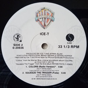 Ice-T : Colors (12", Maxi, SRC)