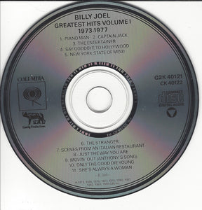 Billy Joel : Greatest Hits Volume I & II                                                  (2xCD, Comp, RE, Pit)