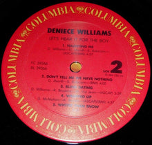 Laden Sie das Bild in den Galerie-Viewer, Deniece Williams : Let's Hear It For The Boy (LP, Album, Pit)
