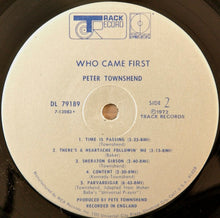Charger l'image dans la galerie, Peter Townshend* : Who Came First (LP, Album, Glo)

