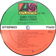 Laden Sie das Bild in den Galerie-Viewer, Danny O'Keefe : Breezy Stories (LP, Album, RE, Pre)
