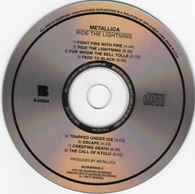 Load image into Gallery viewer, Metallica : Ride The Lightning (CD, Album, RE, RM, RP, Min)

