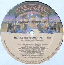 Laden Sie das Bild in den Galerie-Viewer, Michael Sembello : Maniac (12", Single, 53 )
