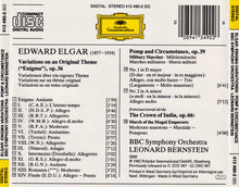 Charger l&#39;image dans la galerie, Elgar* - BBC Symphony Orchestra, Leonard Bernstein : Enigma Variations / &quot;Pomp And Circumstance&quot; Marches Nos.1&amp;2 / &quot;The Crown Of India&quot;: March (CD, Album, RE)
