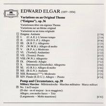 Charger l&#39;image dans la galerie, Elgar* - BBC Symphony Orchestra, Leonard Bernstein : Enigma Variations / &quot;Pomp And Circumstance&quot; Marches Nos.1&amp;2 / &quot;The Crown Of India&quot;: March (CD, Album, RE)
