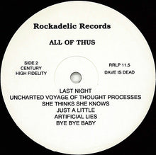 Laden Sie das Bild in den Galerie-Viewer, Thus (4) : All Of Thus (LP, RE)
