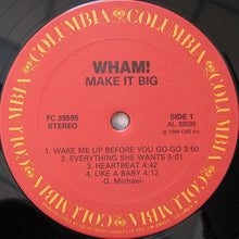 Charger l'image dans la galerie, Wham! : Make It Big (LP, Album)
