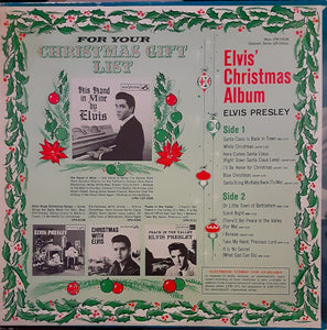 Elvis Presley : Elvis' Christmas Album (LP, Album, RE, Ind)