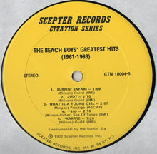 Load image into Gallery viewer, The Beach Boys : The Best Of The Beach Boys - The Beach Boys&#39; Greatest Hits (1961-1963) (LP, Comp, RE)
