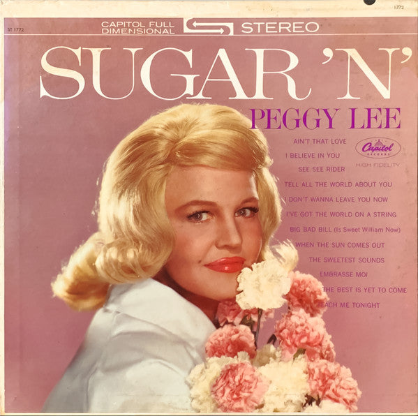 Peggy Lee : Sugar 'N' Spice (LP, Album, Scr)