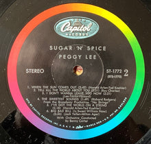 Laden Sie das Bild in den Galerie-Viewer, Peggy Lee : Sugar &#39;N&#39; Spice (LP, Album, Scr)
