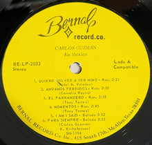 Load image into Gallery viewer, Carlos Guzman : En mexico (LP, Album)
