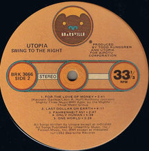 Laden Sie das Bild in den Galerie-Viewer, Utopia (5) : Swing To The Right (LP, Album, Jac)

