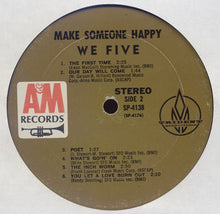 Load image into Gallery viewer, We Five : Make Someone Happy (LP, Mon)
