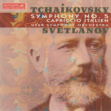 Charger l&#39;image dans la galerie, Tchaikovsky*, USSR Symphony Orchestra*, Svetlanov* : Symphony No. 5 / Capriccio Italien (CD, RE, RM)
