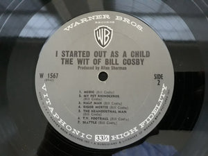 Bill Cosby : I Started Out As A Child (LP, Album, Mono, Ter)